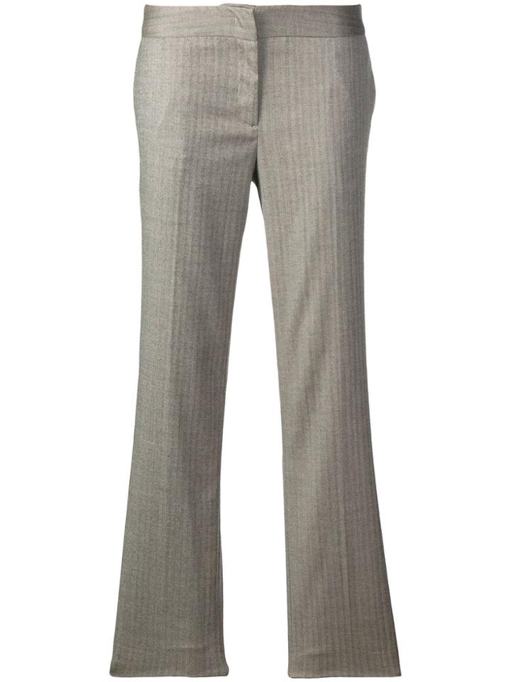 Twin-set Slim-fit Cropped Trousers - Grey