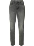 Grlfrnd - Stonewashed Skinny Jeans - Women - Cotton - 31, Grey, Cotton