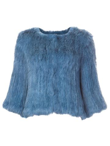 Meteo By Yves Salomon Furry Cropped Jacket