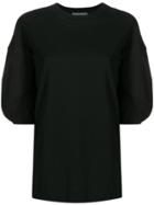 Alberta Ferretti Short Sleeved Sweatshirt - Black