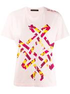 Mr & Mrs Italy Abstract Camouflage T-shirt - Pink