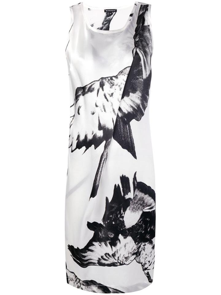 Ann Demeulemeester Rasoseta Bird Dress - White