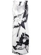 Ann Demeulemeester Rasoseta Bird Dress - White