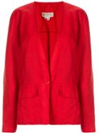 Gucci Pre-owned Gathered Back Deep V-neck Jacket