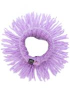 Miu Miu Fringed Neck Scarf - Pink & Purple
