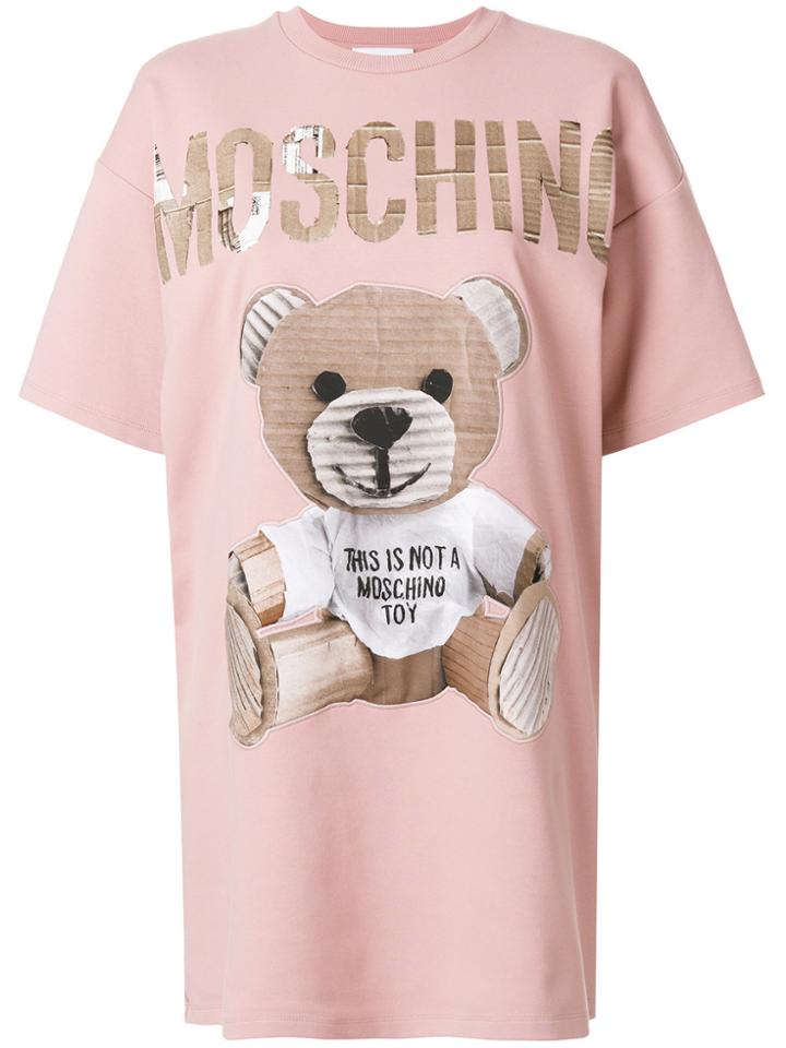 Moschino Teddy T-shirt - Pink & Purple