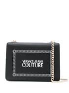 Versace Jeans Macro Tag Crossbody Bag - Black