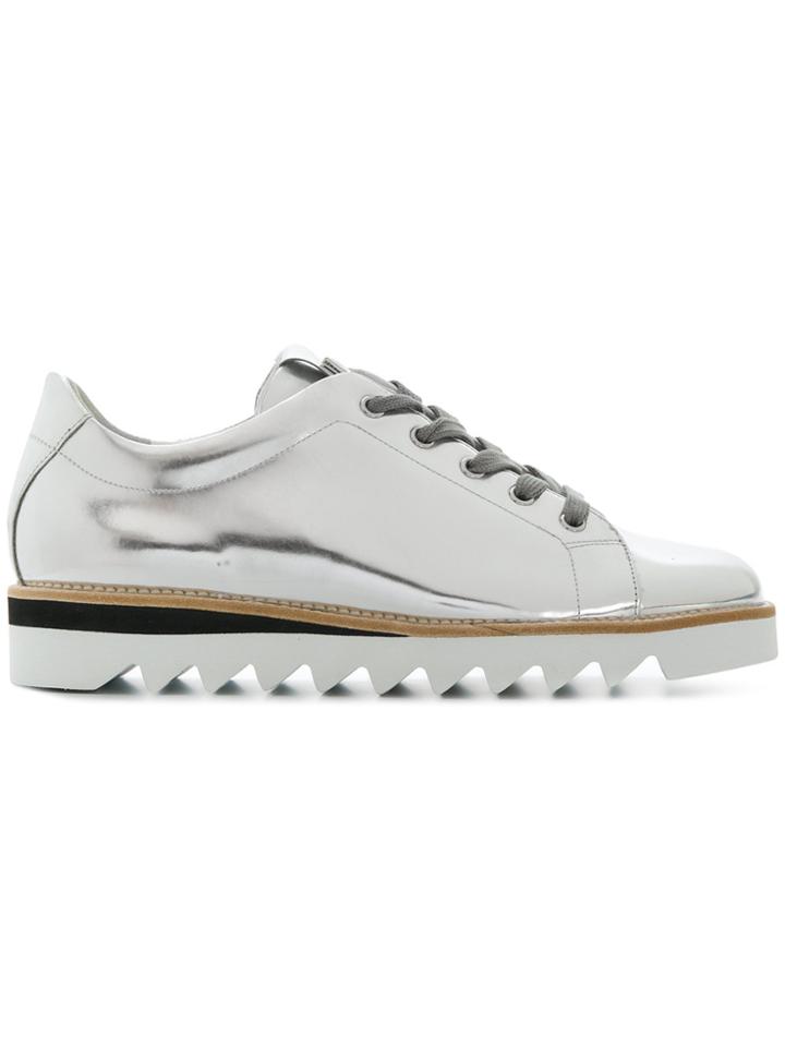 Hogl Ridged Sole Sneakers - Metallic