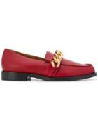 Givenchy Chain Loafers - Red
