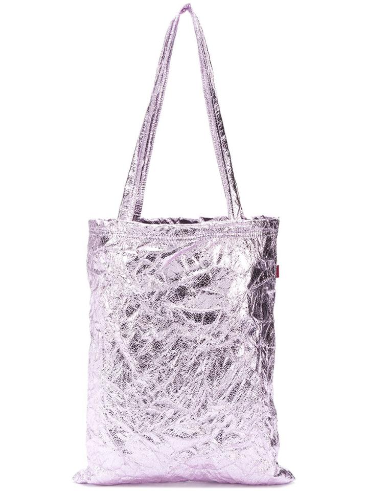 Sies Marjan Metallic Tote - Pink