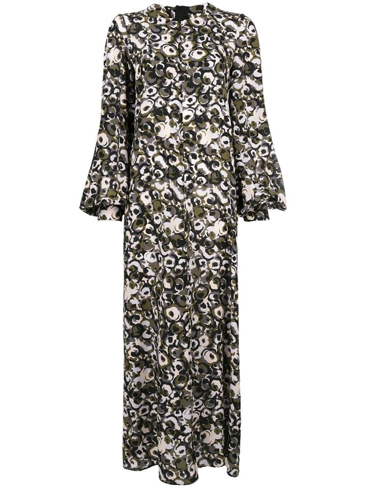 Marni Printed Maxi Dress - Green
