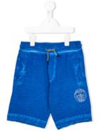 Diesel Kids Bleached Seam Shorts, Boy's, Size: 10 Yrs, Blue