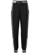 Dolce & Gabbana Ribbed Band Track Trousers - Black