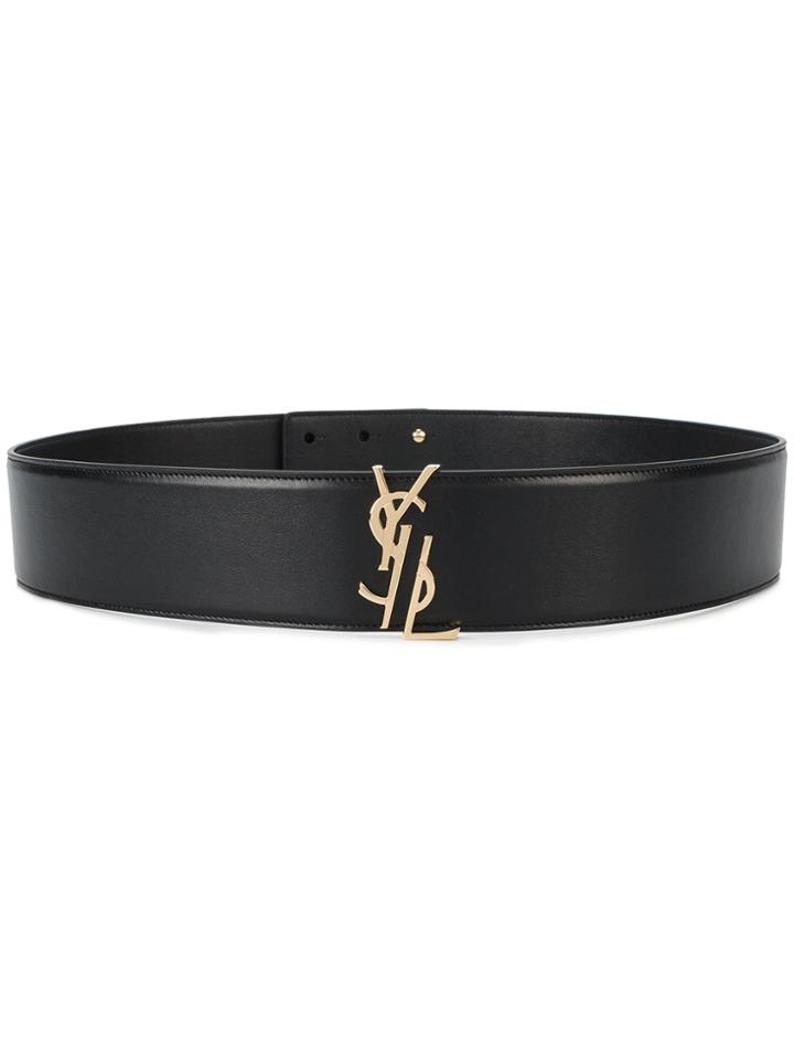 Saint Laurent Deconstructed Buckle Belt - Black