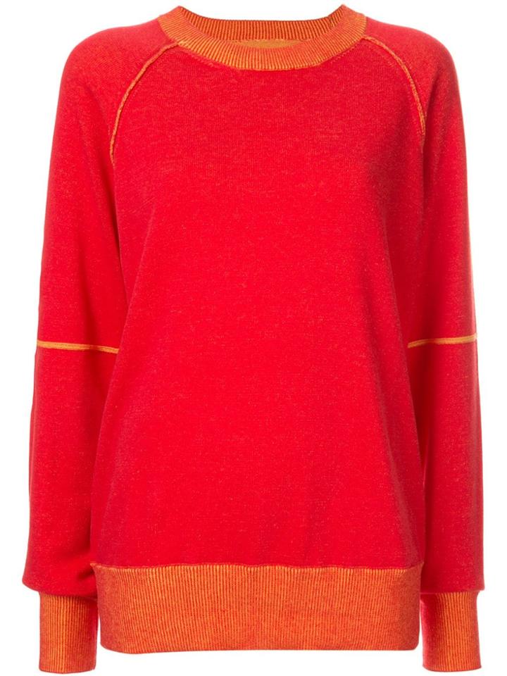 Mm6 Maison Margiela Classic Knit Sweater - Red