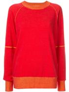 Mm6 Maison Margiela Classic Knit Sweater - Red