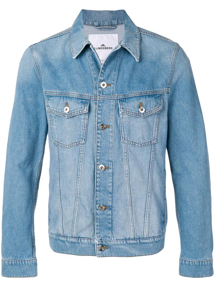 J.lindeberg Ran Cali Denim Jacket - Blue