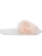 Red Valentino Red(v) Feather Slides - Neutrals