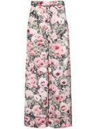 Fleur Du Mal Floral Print Wide-leg Trousers - Multicolour