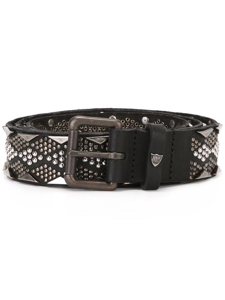 Htc Hollywood Trading Company Studded Belt, Men's, Size: 90, Black, Leather