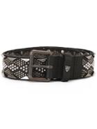 Htc Hollywood Trading Company Studded Belt, Men's, Size: 90, Black, Leather