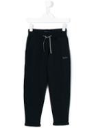 Woolrich Kids - Drawstring Jogging Bottoms - Kids - Cotton - 4 Yrs, Blue