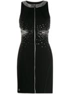Philipp Plein Crystal Cocktail Dress - Black