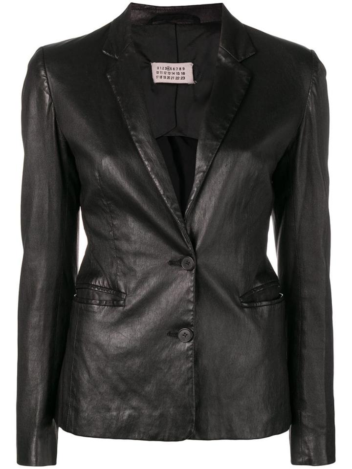 Maison Martin Margiela Vintage 1990's Buttoned Blazer - Black