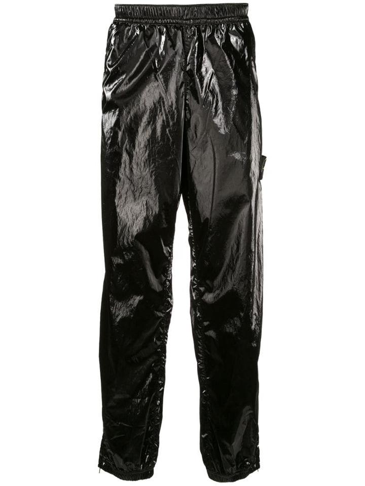 Supreme X Stone Island New Silk Light Trousers Ss19 - Black