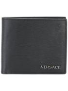 Versace Textured Billfold Wallet - Black