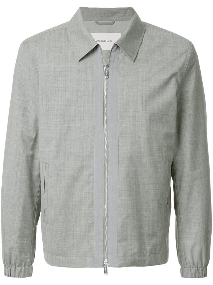 Cerruti 1881 Zip Front Lightweight Jacket - Grey