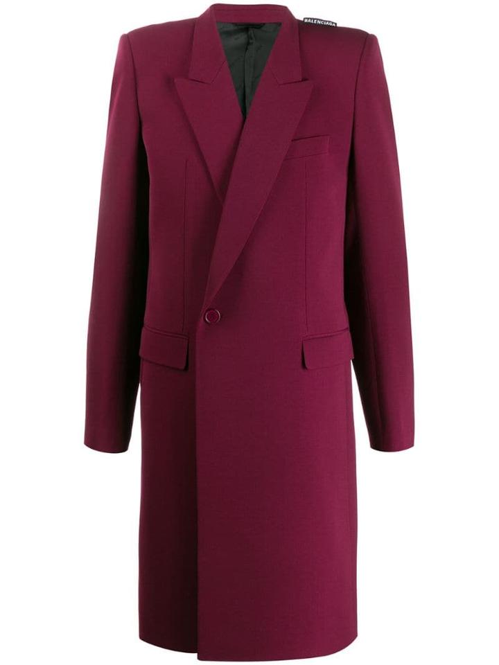 Balenciaga 80's Shoulder Coat - Red