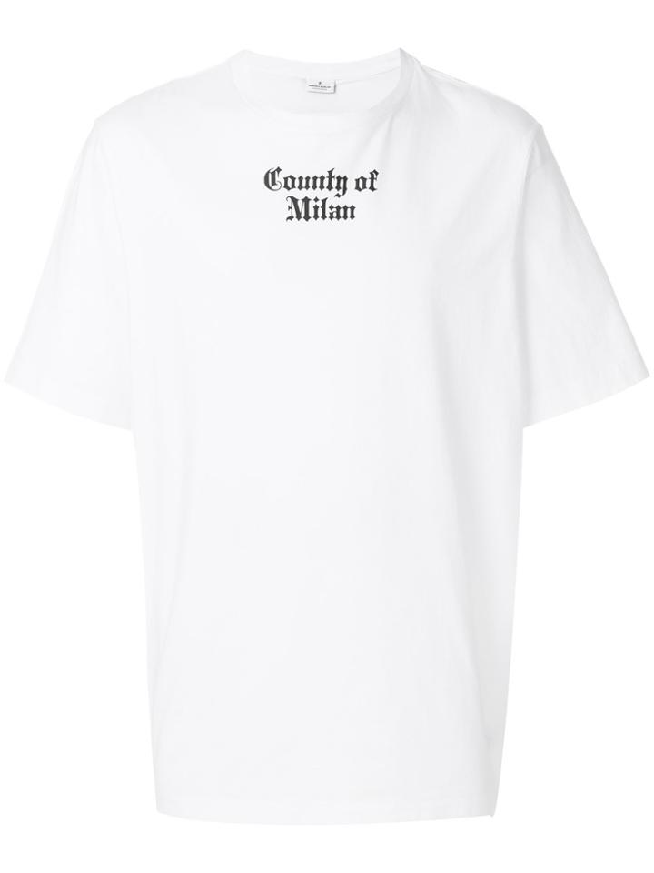 Marcelo Burlon County Of Milan Logo Patch T-shirt - White