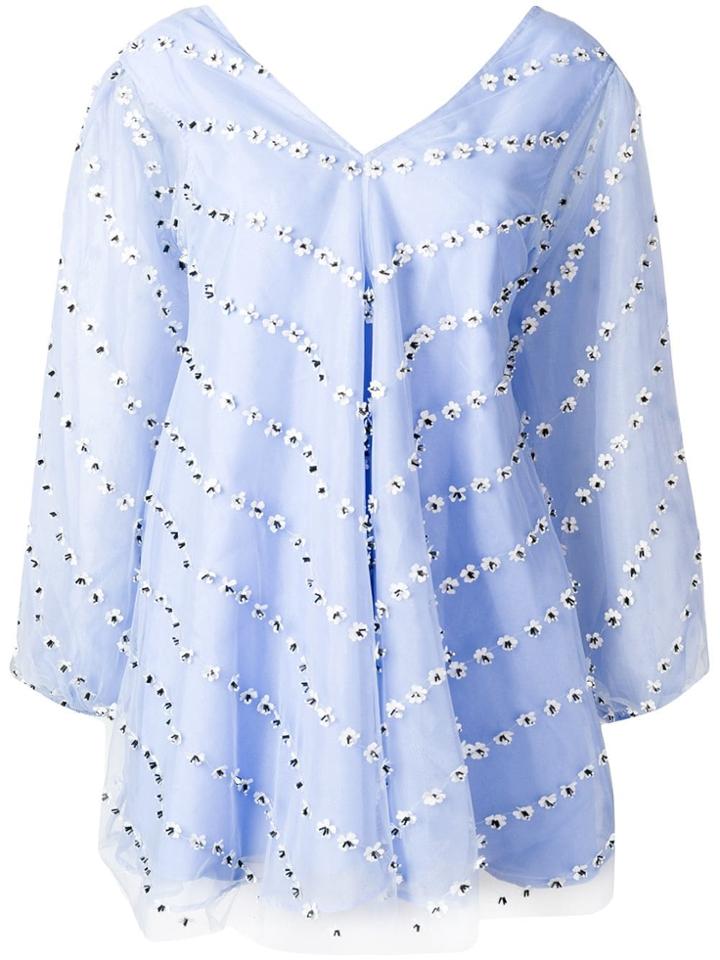 Ganni Ganni F2678 597 Serenity Blue Natural (vegetable)->cotton