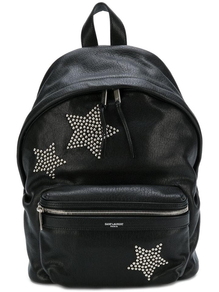 Saint Laurent Mini City Stars Backpack - Black