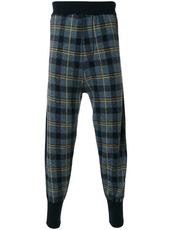 Stella Mccartney Checked Drop-crotch Trousers - Unavailable