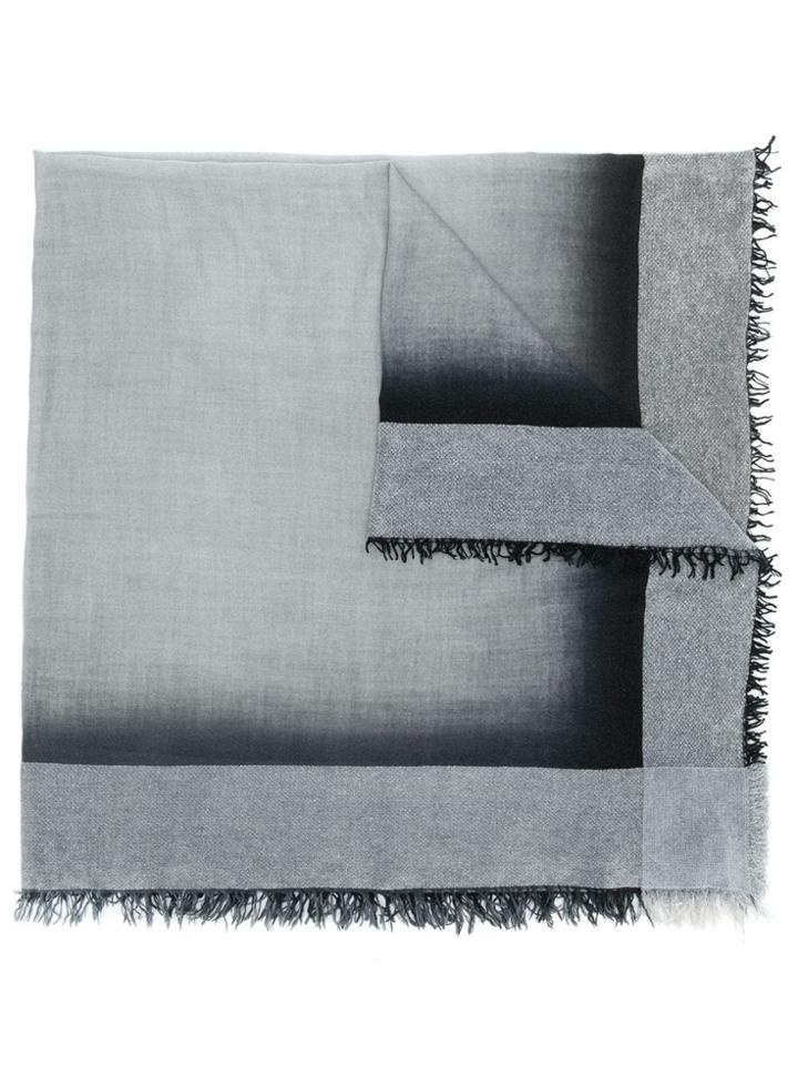 Faliero Sarti Gradient Oversized Scarf - Grey