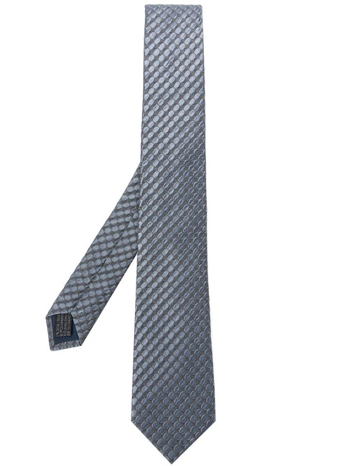 Lanvin Classic Woven Tie - Blue