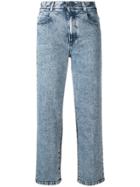 Stella Mccartney Cropped High-rise Jeans - Blue