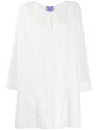 Thierry Colson Oversized Flared Blouse - White