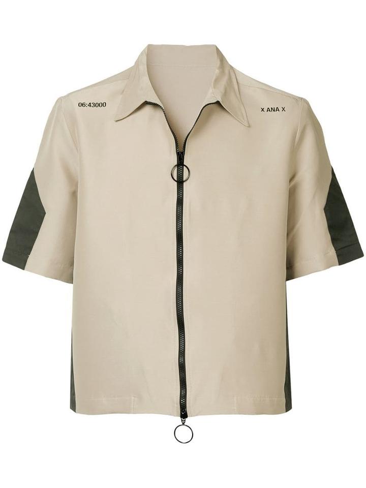 Ex Infinitas Zipped Shirt - Neutrals