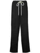 Bassike Pique Slouch Pants - Black