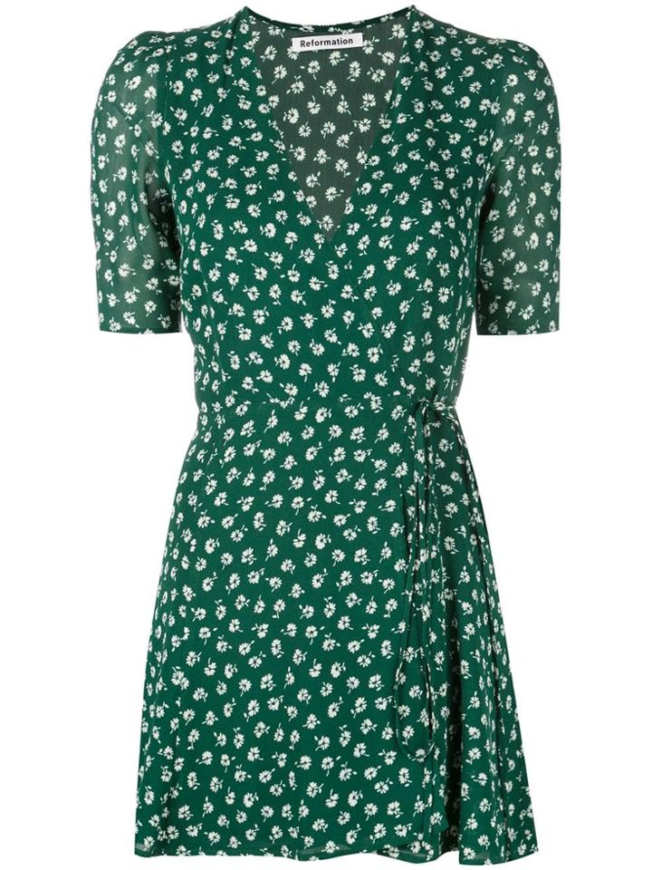 Reformation Lucky Dress - Green