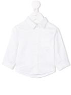 Cashmirino - Pointed Collar Shirt - Kids - Cotton - 12 Mth, White