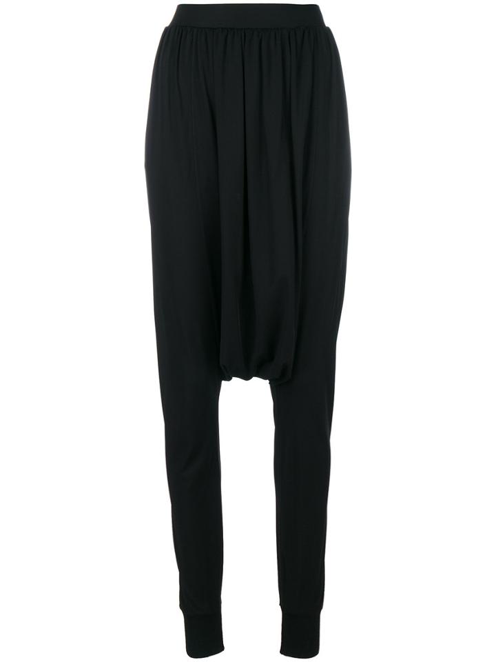 Balmain Slim Sarrouel Trousers - Black