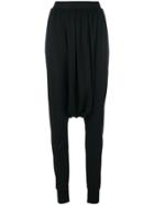 Balmain Slim Sarrouel Trousers - Black