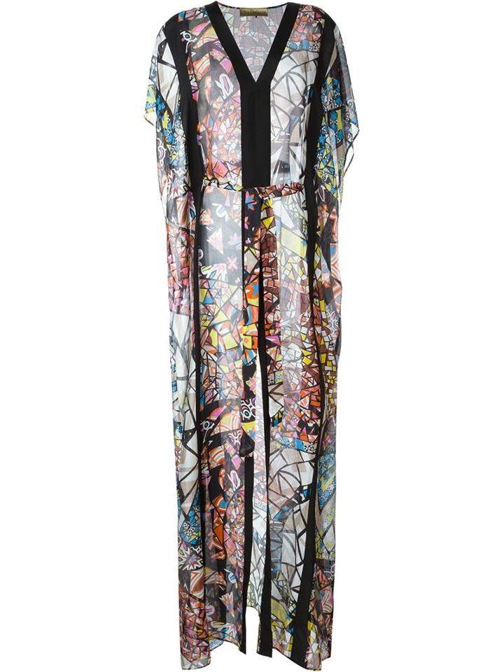 Emilio Pucci Long Printed Dress