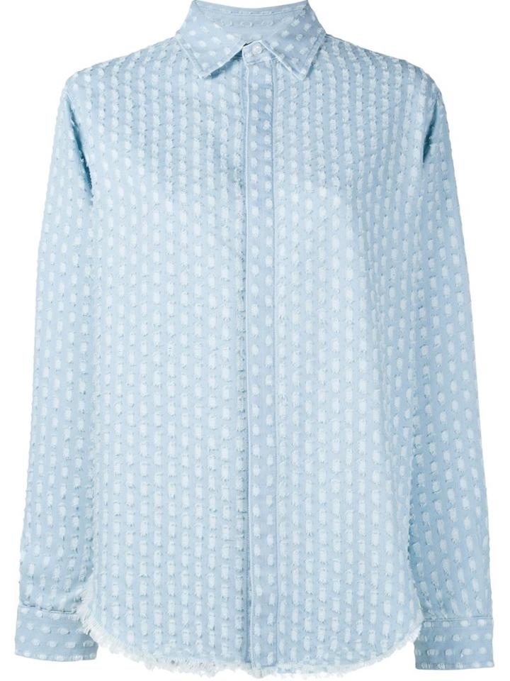 Current/elliott 'earthwind' Shirt, Women's, Size: 0, Blue, Cotton/polyester