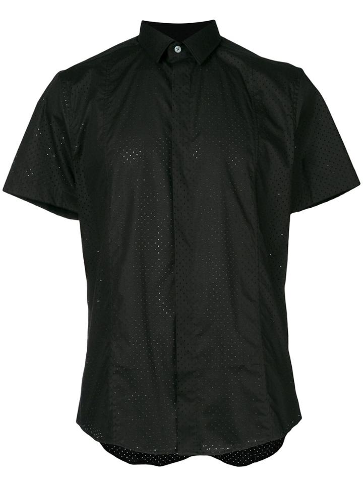 Les Hommes Mesh T-shirt - Black