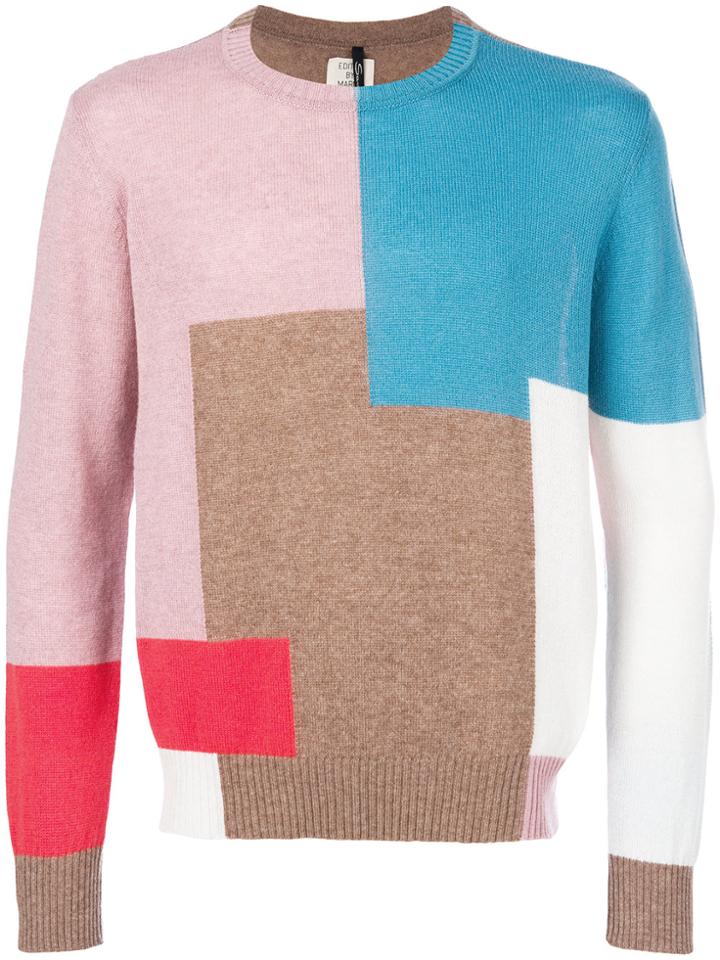 Santoni Colour Block Sweater - Multicolour